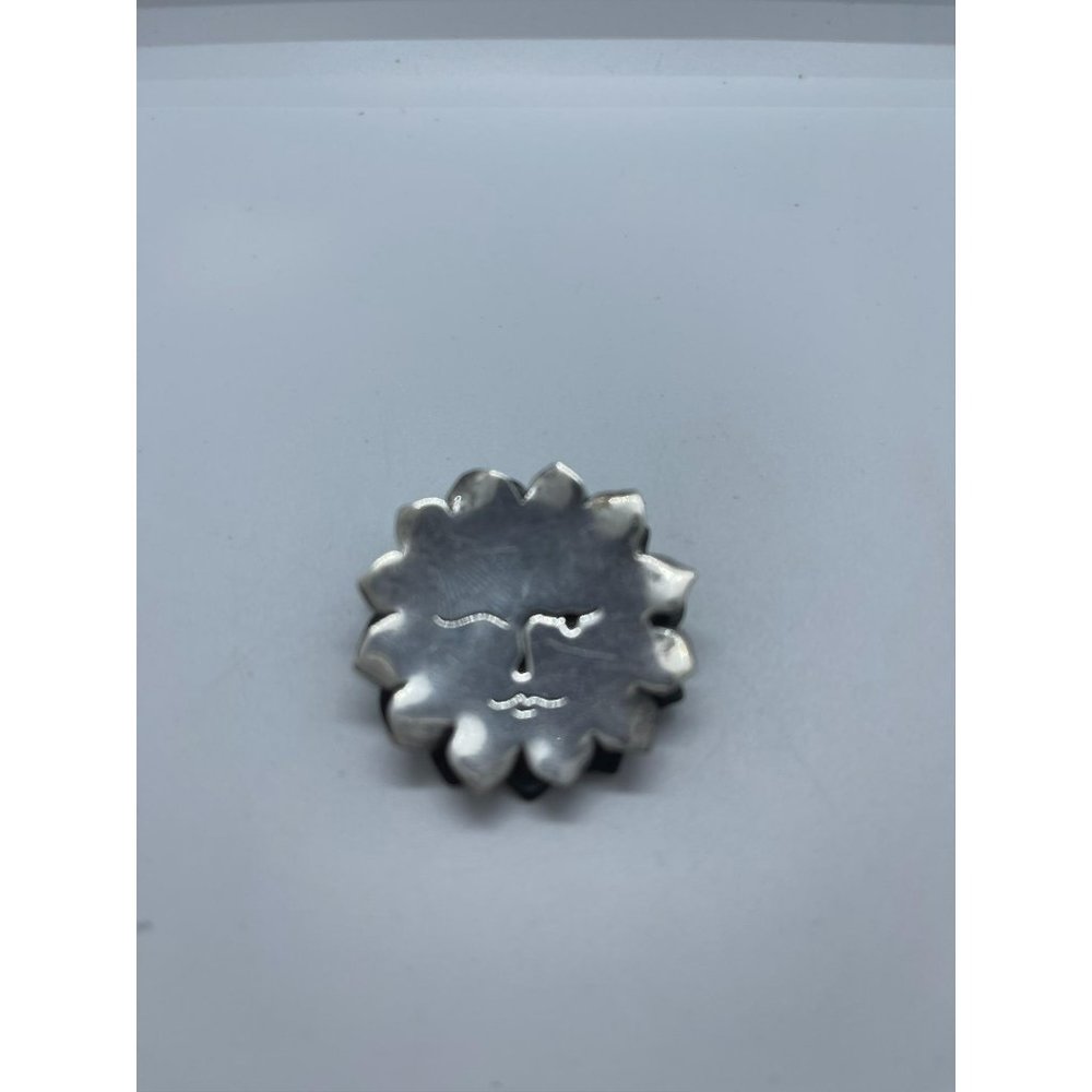 Signed DIAN MALOUF Modernist Sterling Figural Wink